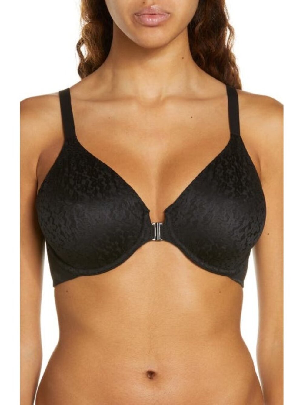 NWT Chantelle Norah Front Closure Molded Underwire Bra - Black - Size 38DD
